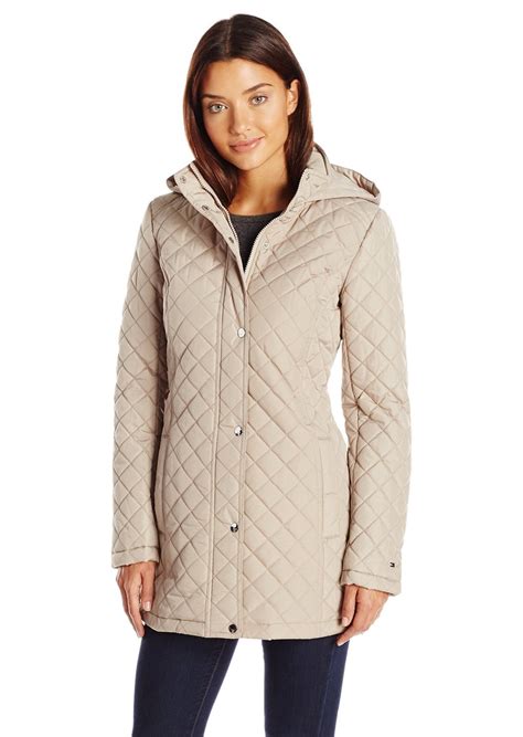 tommy hilfiger ladies' quilted jacket.